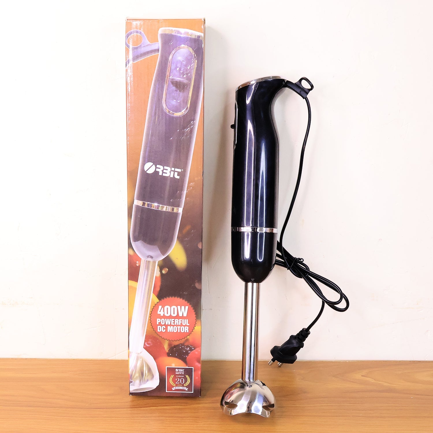 Orbit Electric Hand Blender with Stainless Steel Blade (1 Pc) Orbit Electric Hand Blender with Stainless Steel Blade (1 Pc)